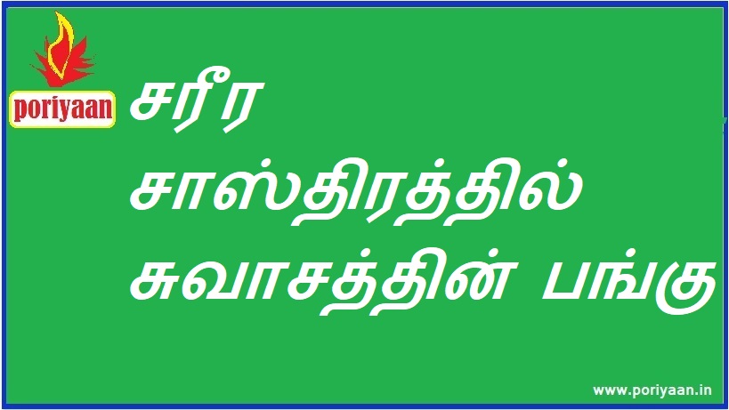 சரீர சாஸ்திரத்தில் சுவாசத்தின் பங்கு Role of Breath in Sarira Shastra - மருத்துவ குறிப்புகள் Medicine Tips