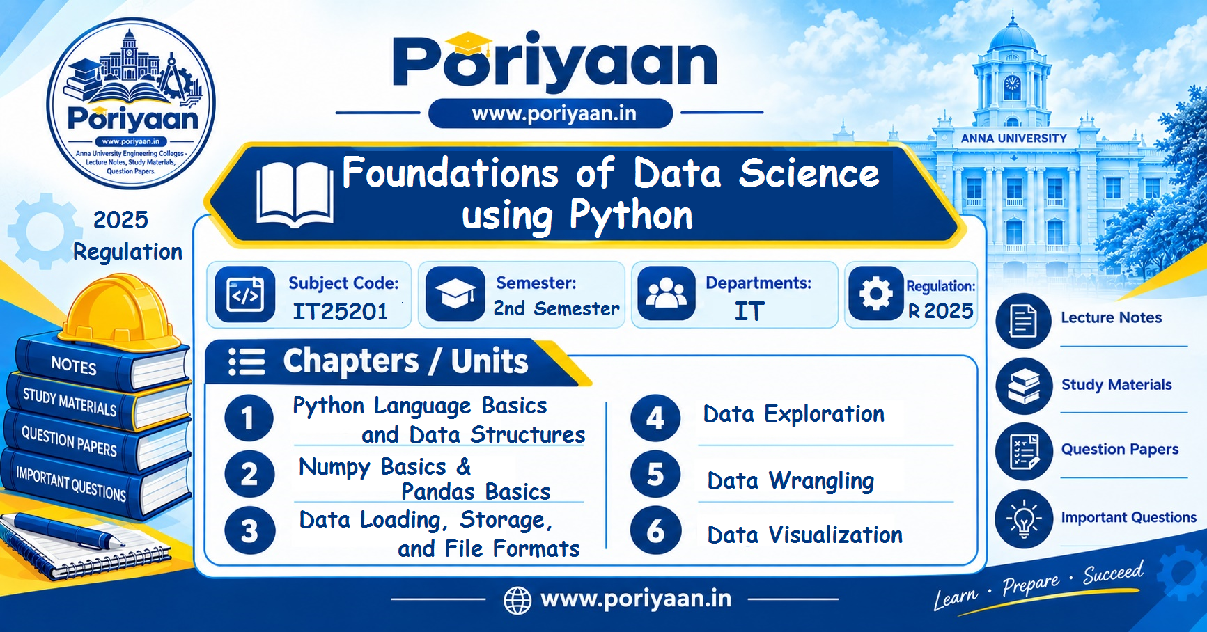 Foundations of Data Science using Python - IT25201 2nd Semester IT Dept ...