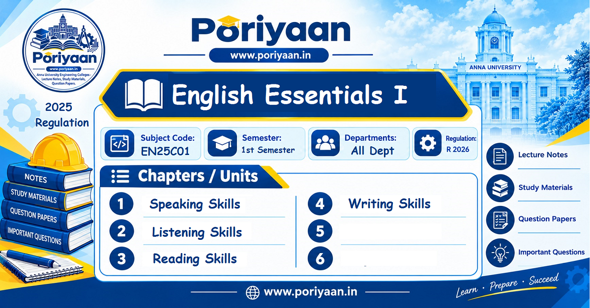 English Essentials I