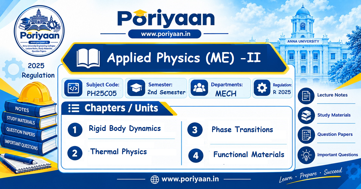 Applied Physics (ME) II