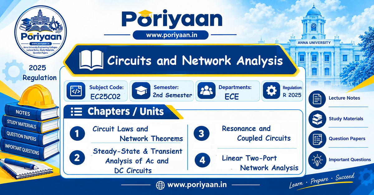 Circuits and Network Analysis