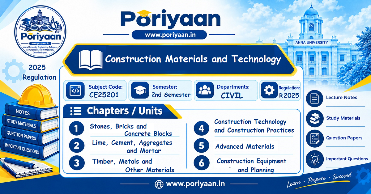 Construction Materials and Technology
