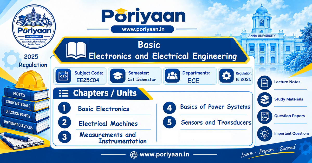 Basic Electronics and Electrical Engineering