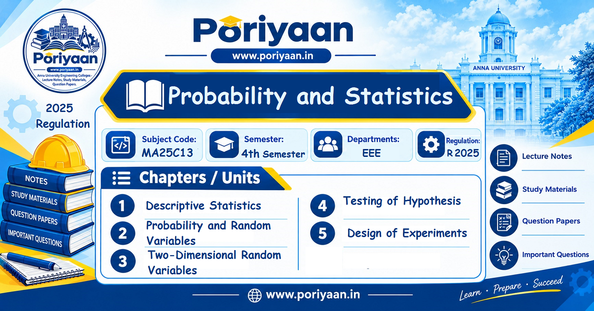 Probability and Statistics