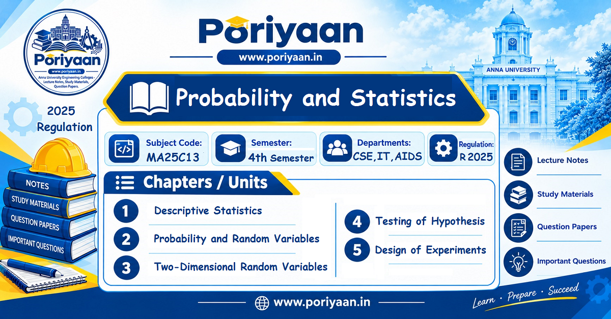 Probability and Statistics