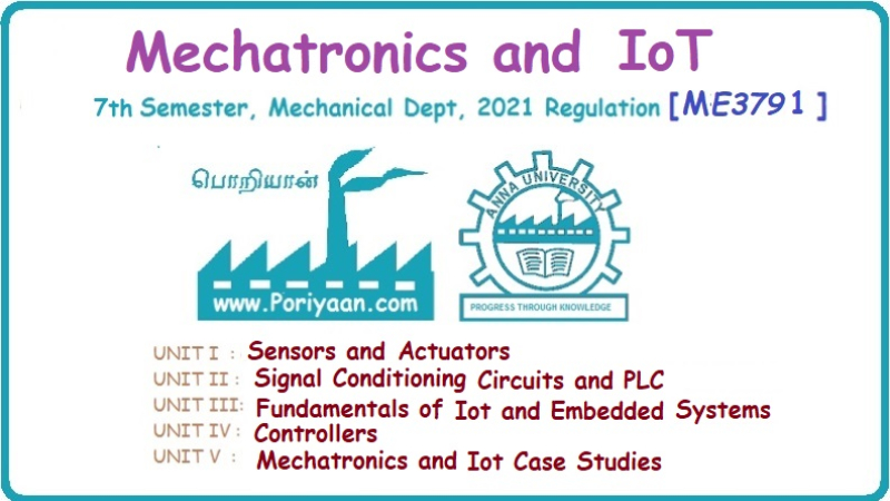 Mechatronics and IoT