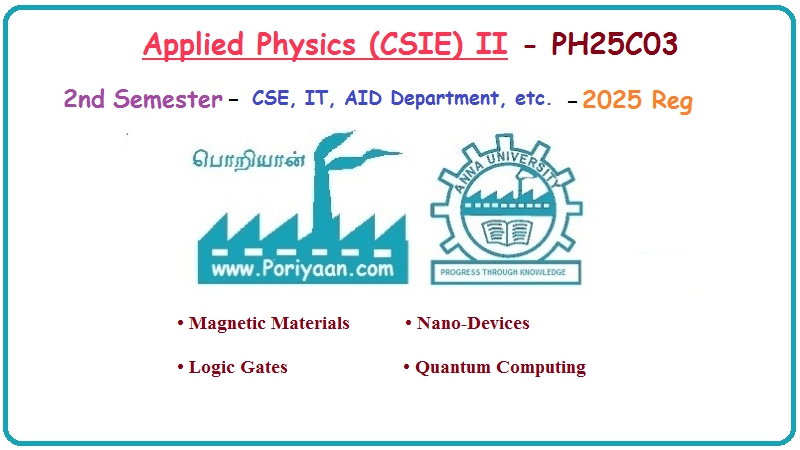 Applied Physics (CSIE) II