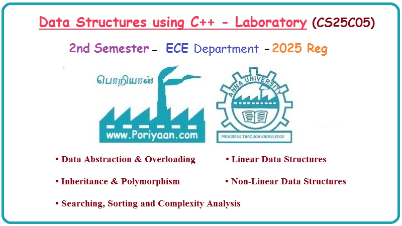 Data Structures using CPlusPlus - Laboratory
