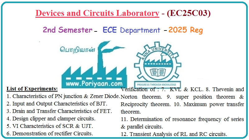 Devices and Circuits Laboratory