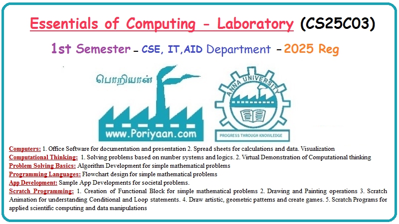 Essentials of Computing - Laboratory