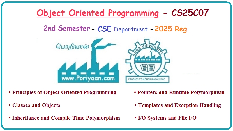 Object Oriented Programming