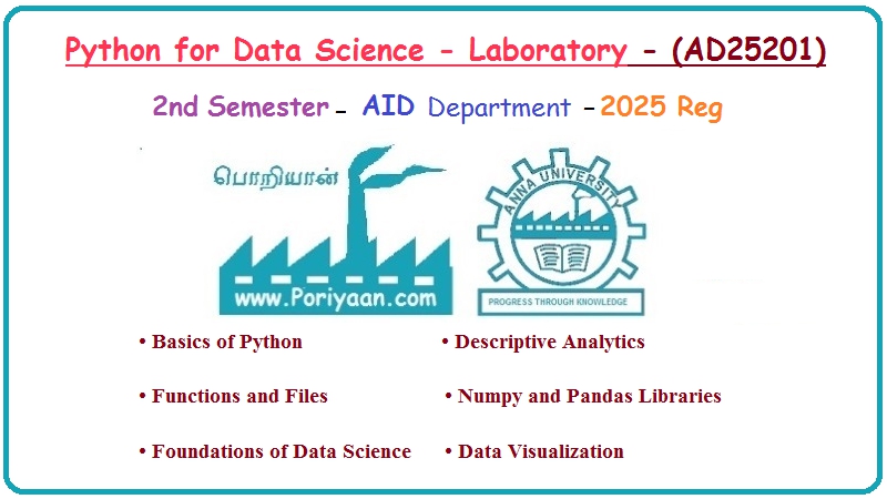 Python for Data Science - Laboratory