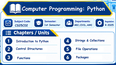 Computer Programming Python