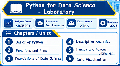 Python for Data Science - Laboratory