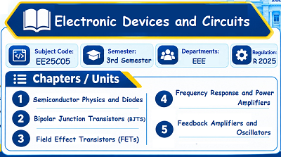 Electronic Devices and Circuits