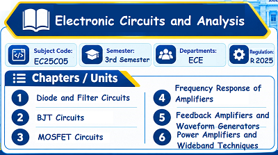 Electronic Circuits and Analysis