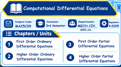 Computational Differential Equations