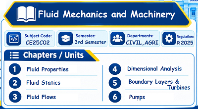 Fluid Mechanics and Machinery