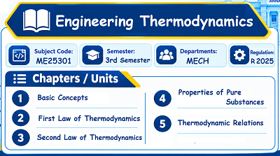 Engineering Thermodynamics