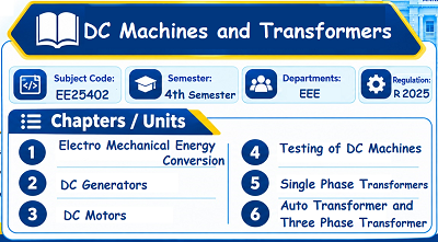 DC Machines and Transformers