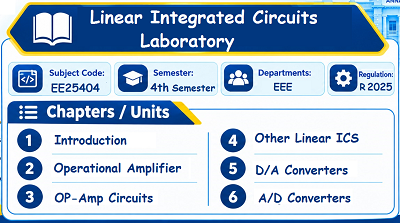 Linear Integrated Circuits Laboratory