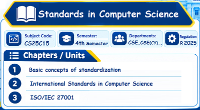 Standards in Computer Science