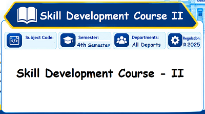 Skill Development Course II