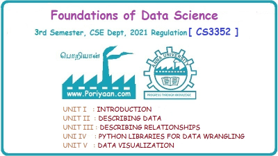 Foundation of Data Science
