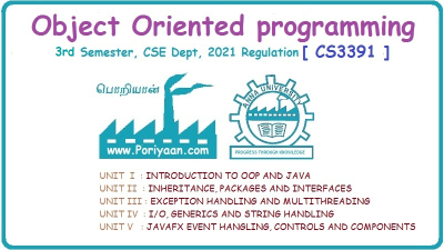 Object Oriented Programming