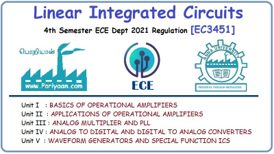 Linear Integrated Circuits