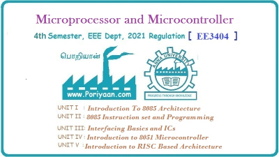 Microprocessor and Microcontroller