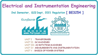 Electrical and Instrumentation Engineering
