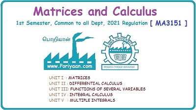 Matrices and Calculus