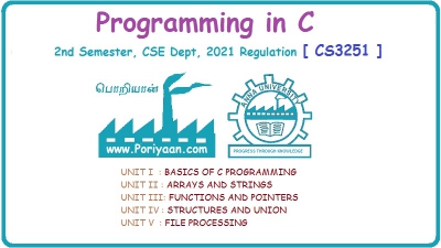 Programming in C