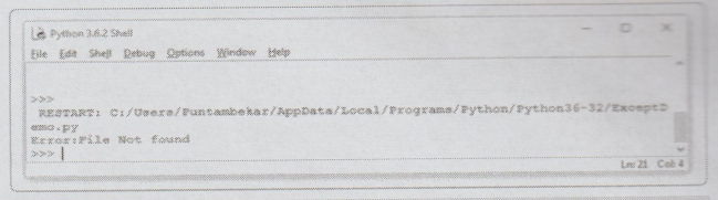 Errors and Exceptions - Files | Python Programming