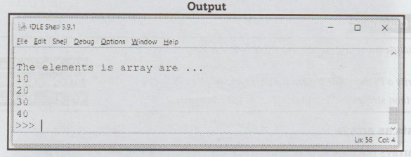 Lists as arrays - Syntax, Example Program, Creation, Operations ...