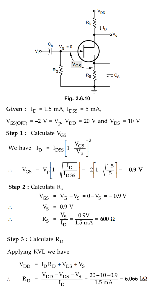 Biasing of JFET Solved Example Problems Junction Field Effect