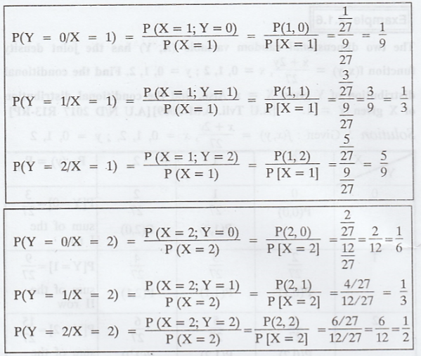 Joint Distribution - Marginal and conditional distributions