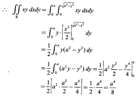 Double Integration - Worked Examples, Exercise with Answers