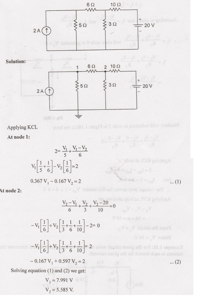 Nodal Analysis Examples Nodal Analysis Examples