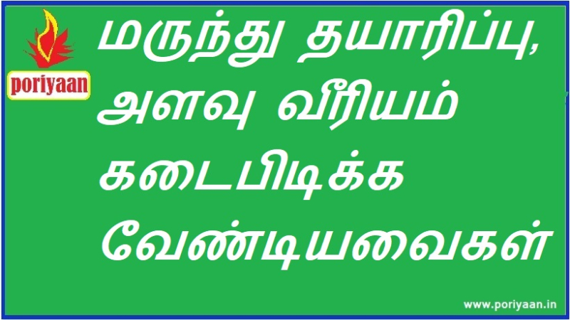 மருந்து தயாரிப்பு, அளவு வீரியம் கடைபிடிக்க வேண்டியவைகள் | Drug preparation and dosage should be followed